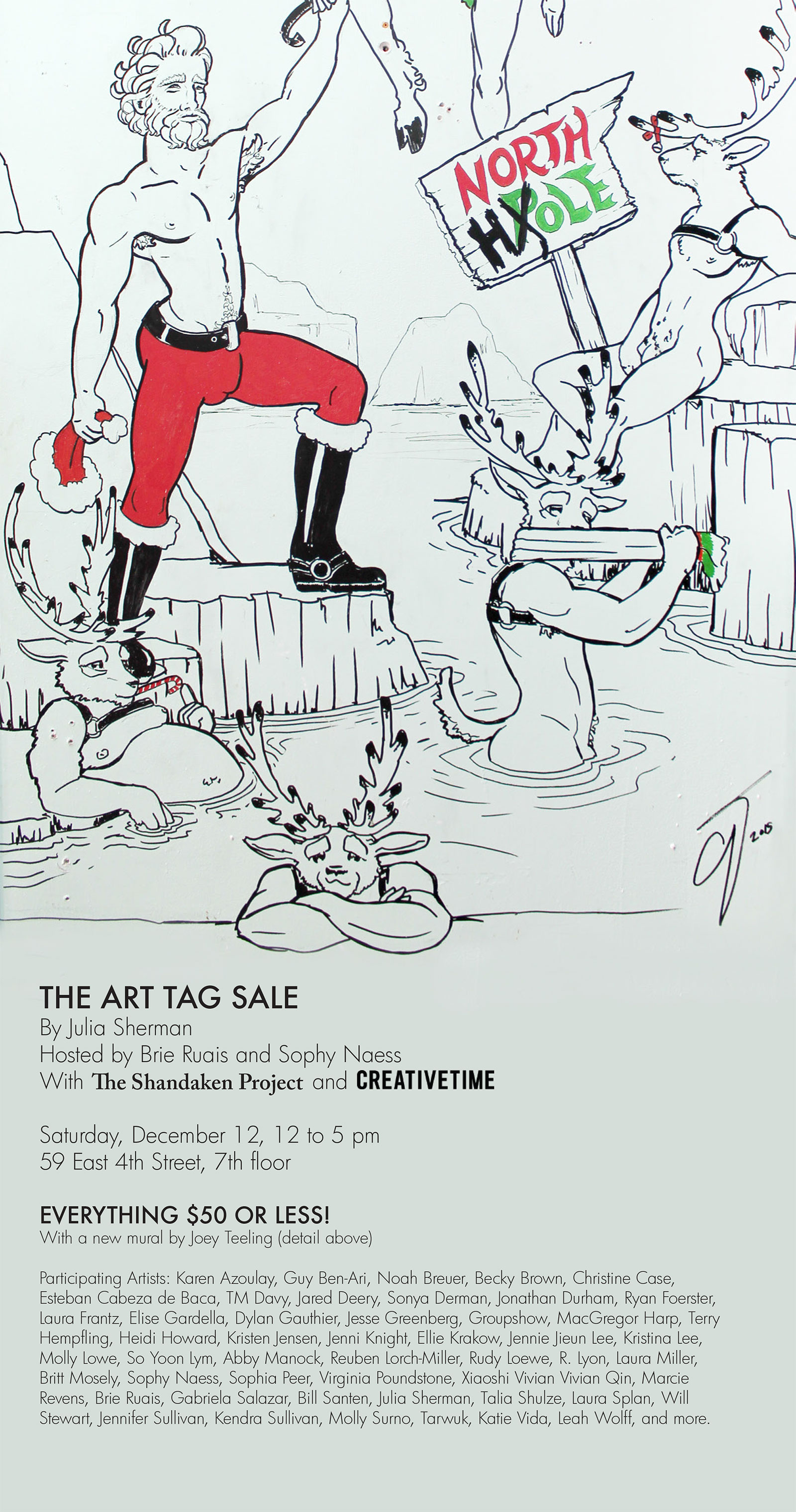 The Art Tag Sale by Julia Sherman